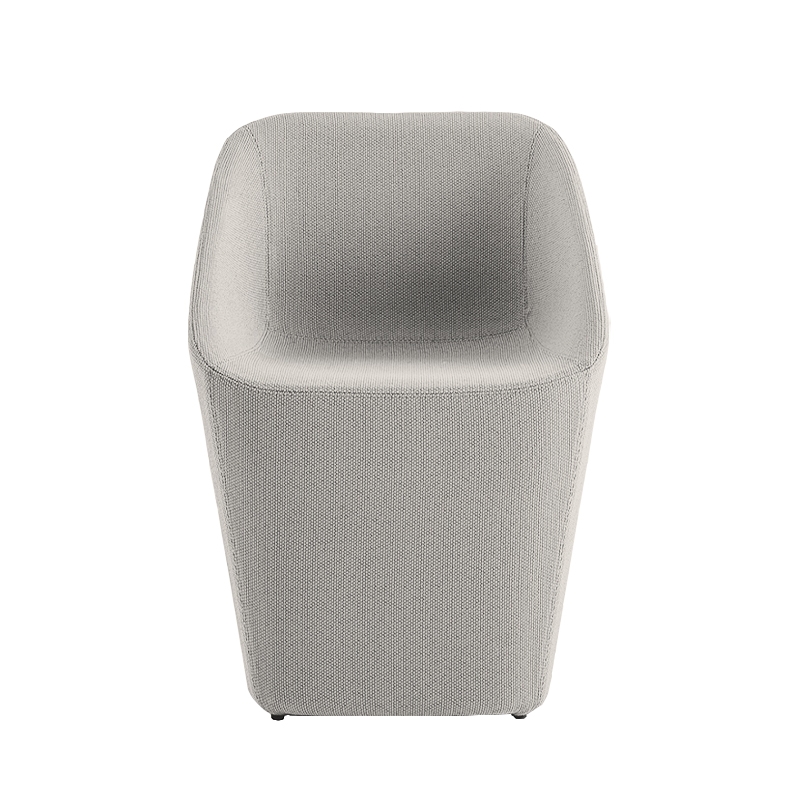 Petit fauteuil Pedrali Fauteuil Log 365 gris clair