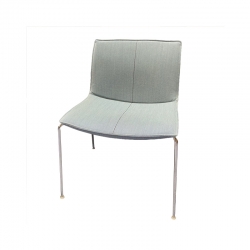 Chaise Chaise Catifa 53 4 pieds tissu steelcut ARPER
