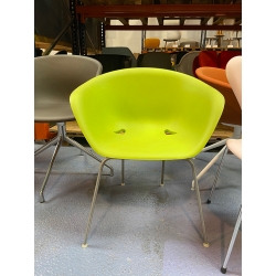 Petit fauteuil Arper Fauteuil Duna polypropylène vert