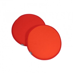 Coussin Galette seat Dot rouge orange 