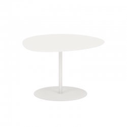 Table basse Matiere grise Table basse Galet Blanc