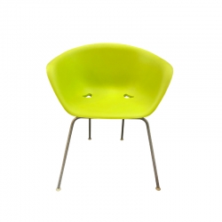 Petit fauteuil Fauteuil Duna polypropylène vert ARPER