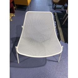 Chaise d'extérieur Emu Fauteuil Round exterieur acier blanc  92 x 87 x 38