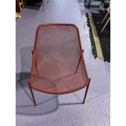 Chaise d'extérieur Emu Chaise Round rouge