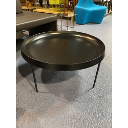 Table basse Hay Table Basse Tulou Coffeetable métal noir diam 75 x h 35