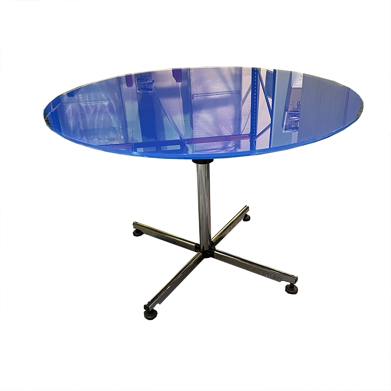 Table Usm Table ronde KITOS verre bleu gentiane 110 x h 74 cm