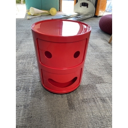 Meuble de rangement Kartell meuble de rangement Componibili 2 T rouge