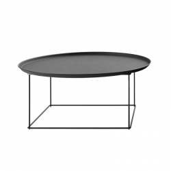 Table basse Table basse FATFAT Diam 92 cm x h 39cm Finition : vernie noire B&B ITALIA