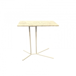 Table d'appoint guéridon Table ledge marbre carrare- blanc TACCHINI