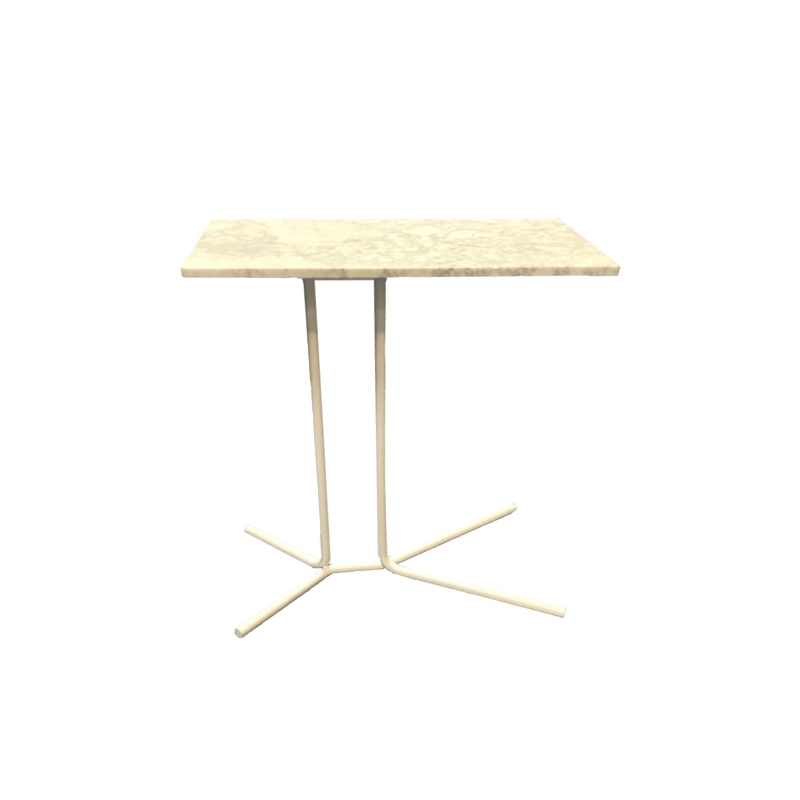 Table d'appoint guéridon Tacchini Table ledge marbre carrare- blanc