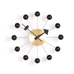 Nouveautés Horloge BALL CLOCK  Diam 33cm  Finition Métal, bois 