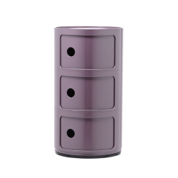 Nouveautés Kartell Meuble de rangement COMPONIBILI 3 tiroirs violet