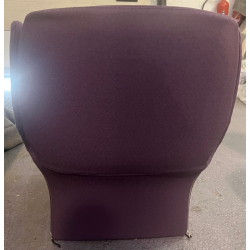 Fauteuil Moroso Fauteuil Bloomy Tissu Violet